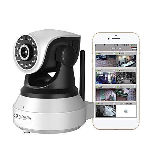 Caméra IP Sans fil, Sricam Wifi Caméra Surveillance Détection de Night Vision, 2 Voies Audio, Ale Caméra IP Sans fil, Sricam Wifi Caméra Surveillance Détection de Night Vision, 2 Voies Audio, Ale