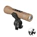 Produktbild Generic Led Taschenlampe, Fahrradbeleuchtung mit Mini 2200 mAh Ladegerät, TF Karte Stereo Bluetooth Lautsprecher und FM Radio Funktion - Gold