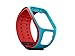Produktbild TomTom Spark & Runner 2 Sportuhr Wechselarmband, türkis/rot, 25 x 3,5 x 1,1 cm