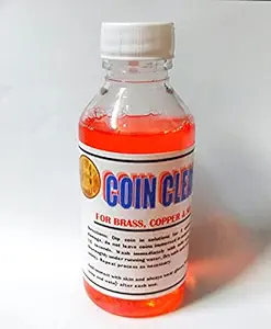 IHC ~ Coin Cleaner ~ for USE Brass, Copper & Silver Coins ~ 100 ML ~ Very USE Full for Collection ( First TIME in India )