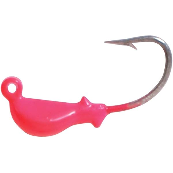 Mustad Sink It Series Jig - Rosso E Bianco, 1/16 Oz (1,8g), Esche Artificiali Per Pesca