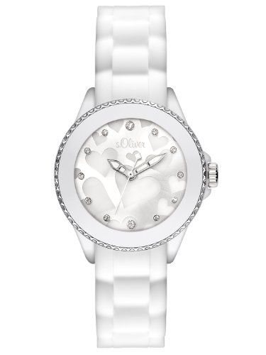 s.Oliver Damen-Armbanduhr XS Analog Silikon SO-2420-PQ