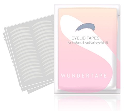 Eyelid tape 144 x "S" WUNDERTAPE double eyelid maker stripes instant eye lift (hooded droopy eyes) 24h stay, waterproof