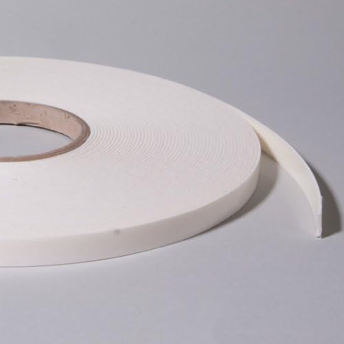 Double Sided 1mm White Craft Foam Tape 12mm X 25mtr Super Strong Acrylic Adhesive