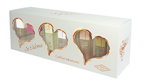 JE T'AIME Coffret 6 Miniatures  Eau de Parfum  Parfums Femme  Collection  EVAFLORPARIS  7,5 ml