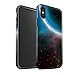 Price comparison product image Stuff4 Matte Tough Shock Proof Phone Case for Apple iPhone XS Max/Blue Eclipse Design/Space/Cosmos Collection