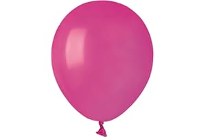 CIAO Busta 100 palloncini in lattice naturale Premium Quality A50 (Ø 13cm / 5"), rosa fucsia