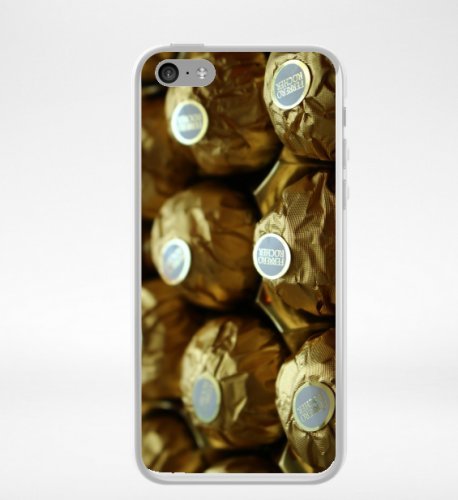Preisvergleich Produktbild Schutzhülle Ferrero Rocher kompatibel iPhone 5 C transparent