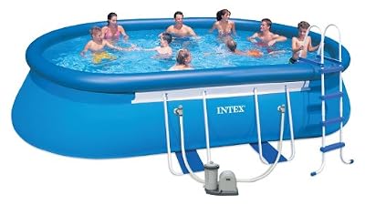 INTEX Ellispe Piscine, Multicolore