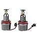 Produktbild Engel Augen H8 Cree Weiß versteckte Xenonbirne 40W 6000K Halo Ring LED Lichtmarker für E90 E92 E93 X5 2pcs