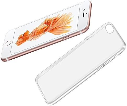 zenmo Crystal Clear Soft Gel TPU Bumper Case for iPhone 6s &amp; iPhone 6 (4.7 Inch) with Drop Protection