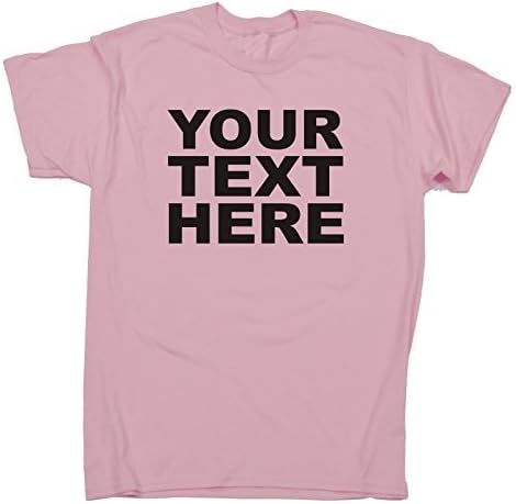 Novelty Funny Top - Slogans Kids T-Shirt Premium Your Text HERE Front & Back Personalised Design T Shirt Ages 3-13
