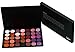Sleek Glitter Eyeshadows Plaette, Lover Bar 35 Colour Pigment Highlighter Makeup Warm Matte Shimmer Earth Tone Glow Pressed Smokey Eye Shadow Pallet Make Up Brushes Set Professional Beauty Cosmetics Kit (35P)