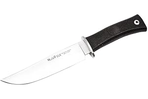 Muela Coltello Elk 14G - Strumento per Caccia, Pesca, Sopravvivenza e bushcraft - Prodotto in Ciudad Real
