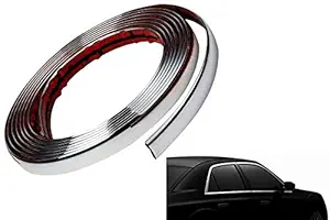 AUTONEST 15 mm 5 Meter Side Window Stylish (Chrome) Beading Roll for Renault Triber