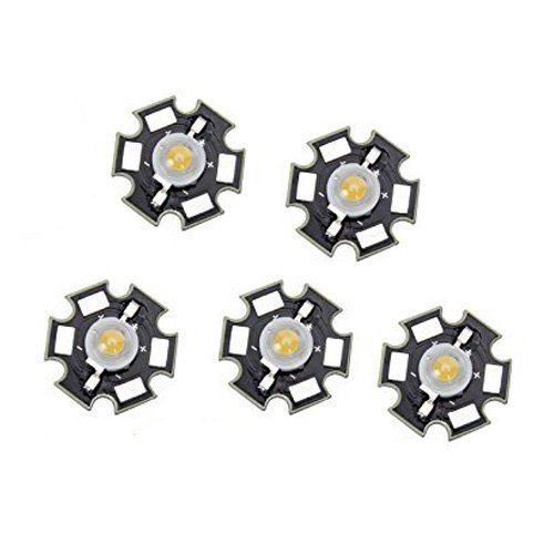 Haobase 5Stk. 3W hoch Power warm weiss LED Licht Lampe Birne