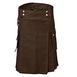 2 Correas Permiten The Kilt para Ser Ajustado con a Presión Botones por 2" Downwards.