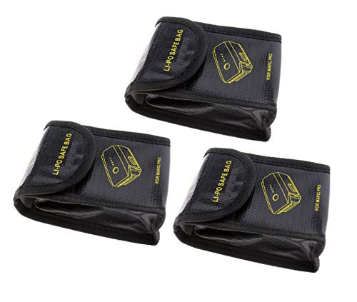 3X Lipo Battery Bag Safe Bag Safety Pouch for DJI Mavic Pro
