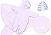 Emboidered Velour Cosy Pramsuit Snowsuit Footmuff Cosytoes with Hat size 0-3m, 3-6m, 6-9m (0-3m/62cm, White)