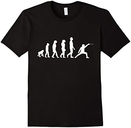 Men's Evolution Fencing TShirt Large Black