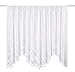 Produktbild HOME WOHNIDEEN Bogenstore Jacquard 44809 | Farbe: Weiß, Verschiedene Größen, mit Faltenband 1:3 (145x600 cm)
