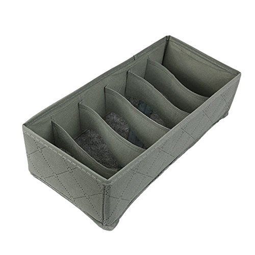 ANKKO Set 3st (7-6-24 Zelle) Unterwäsche BH Ties Schublade Organizer Aufbewahrungsbox - 9