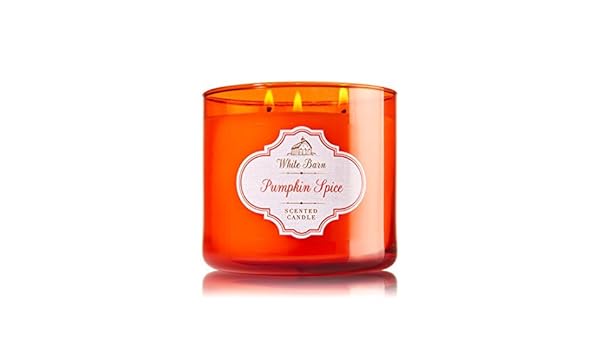 Bath Body Work White Barn Pumpkin Spice 3 Wick Candle 14 5 Oz By