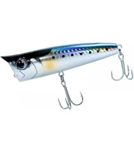 Yo-Zuri R1412-RMT : Popper 3D Inshore (F) 120 mm 120 mm Real Mullet