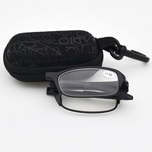 Southern Seas - Gafas de lectura plegables para hombre y mujer en 3 colores con funda de viaje