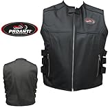 Die Weste bietet viel Platz für Club Patches, Logos, Aufnäher etc.