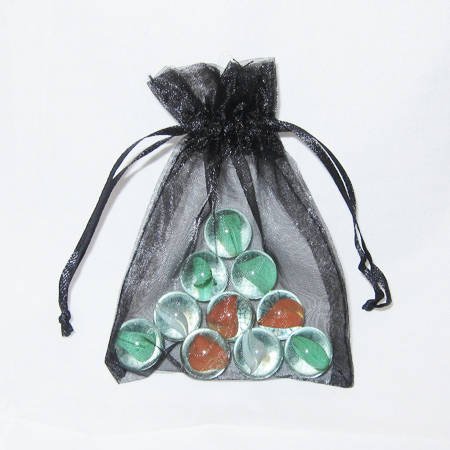 50 Black Organza Bags 15 X 22 Cm Large Desertcart INDIA