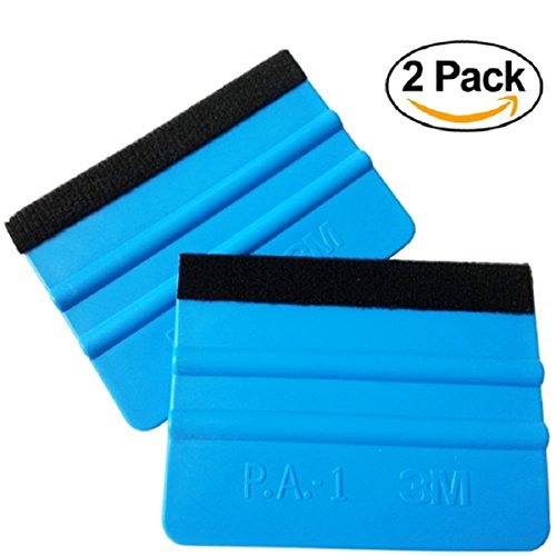 Raschietto con bordo in feltro adatto per distribuire la colla in piccole aree, confezione da 2 pezzi