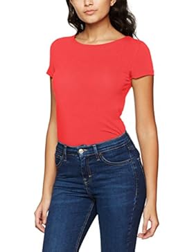 ONLY Damen T-Shirt Onllive Love SS Lace Up Top NOOS