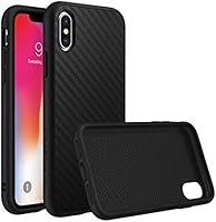 iPhone X Case [RhinoShield SolidSuit] | Schock Absorbierende Schutzhülle mit Premium Finish [3,5 Meter Fallschutz] - Carbon Fiber