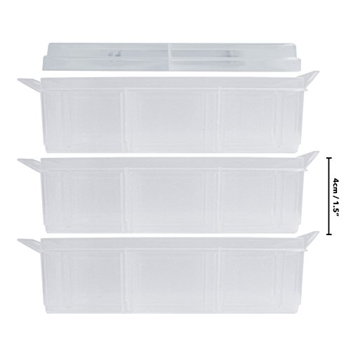 2 Größen erhältlich hier 3 Ebenen verstellbar Fach Kunststoff Craft Aufbewahrungsbox 100 Stück 6 mm - 3