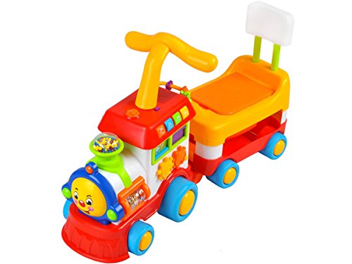 Babyrutscher Lauflernhilfe Eisenbahn Rutscherfahrzeug Lokomotive Musik #1376