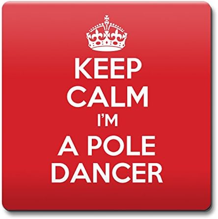 KEEP CALM I'm a Pole Dancer Coaster - Coffee Cup Gift Idea present jobs