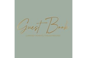 Elegant Sage green Guest Book: Wedding & Special Events Memory Book
