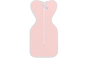 Love To Dream Swaddle Up, Medium 6-8.5 kg - Rosa, vestibilità aderente, supporta una sana routine di sonno, 1.0 Tog, ideale per temperature 20-24 °C, cotone lavabile in lavatrice e doppia cerniera per