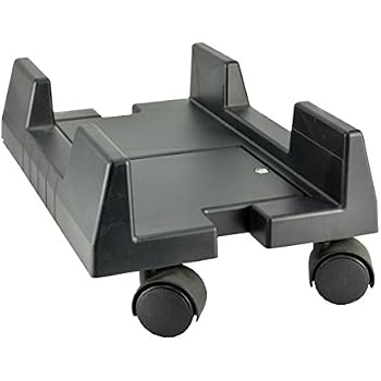 Supporto Per PC A Torre Regolabile In Altezza - Con Stazione Di Ricarica, Rotelle Bloccabili E Carrello Mobile Per Stampante, Design A L