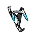Produktbild Elite Flaschenhalter Custom Race Plus schwarz glossy, Graphik light blue schwarz glossy, Graphik light blue