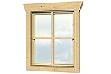 Dreh-Kipp-Funktion SKAN HOLZ Einzelfenster Gartenhäuser - Zubehör, Natur, 7,7x57,5x70,5 cm