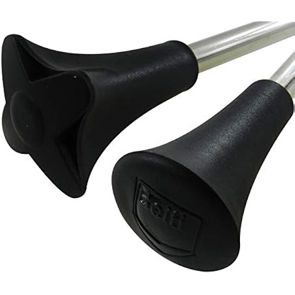 Majorette Twirling Taktstock – 51 Cm, Verchromt, Mit Gummikappen Für Profis & Einsteiger
