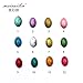 Sindy 12 Colors 120Pcs 3D Nail Decoration Acrylic Natural Crack Stone Flat Base Nails Art Accessory Crackle Stone DIY Manicure Jewelry