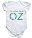 HippoWarehouse I'd rather be in OZ baby vest boys girls
