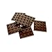 Produktbild 6 x Lego System Bau Platte reddish rot braun 4 x 4 Quadrat für Set Star Wars 76054 60052 75827 3816 4842 75020 10193 7753 21124 3031