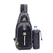 Produktbild Leichte Schultertasche, Brust-/Schulter-Rucksack, wasserdicht, vielseitiger kleiner Tagesrucksack, Umhängetasche für Erwachsene oder Kinder, Schwarz