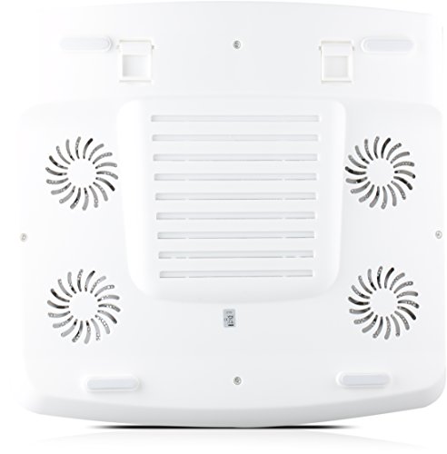 NOTEBOOK LAPTOP KÜHLER COOLER STÄNDER| 5 x LÜFTER | 2 x USB | 10 – 17″ ZOLL [ Weiß ] - 5