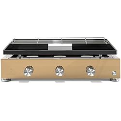 VERYCOOK Plancha gaz Acier émaillé 3 Feux Simplicity