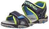 Weicher Gehcomfort Superfit Jungen Mike 2 Riemchensandalen, Blau/Grün 80, 26 EU